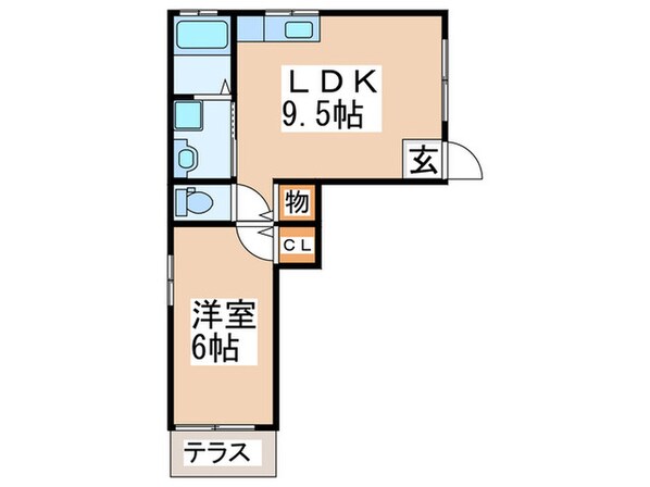 ＣＳガーデン羽曳野の物件間取画像